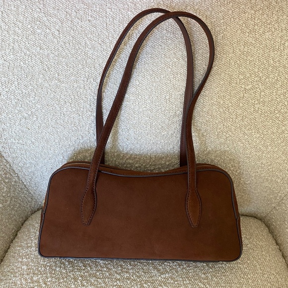 Madewell The Top-Zip Shoulder Bag Soft Mahogany - Picture 1 of 11
